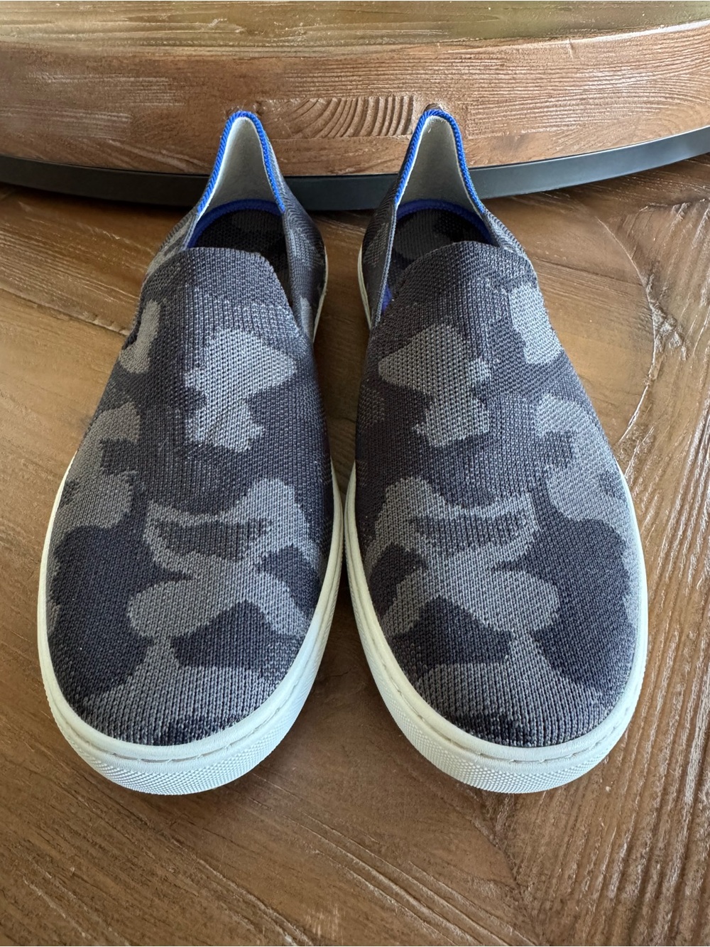 Rothy’s Camouflage Knit Sneakers - Black/Gray 8.5